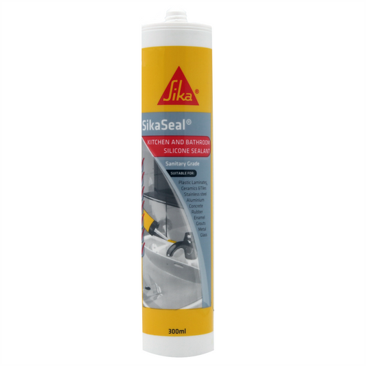 Sika Brown Sikaseal Silicone Sealant 300ml - Weatherproof - Mould Resistant - Auzzistore
