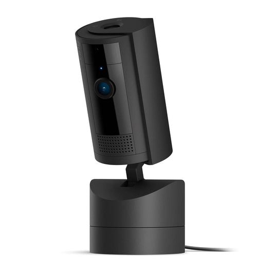 Ring Black Pan Tilt Indoor Camera - 360° Coverage - HD Video - Black – view 2 - Auzzistore