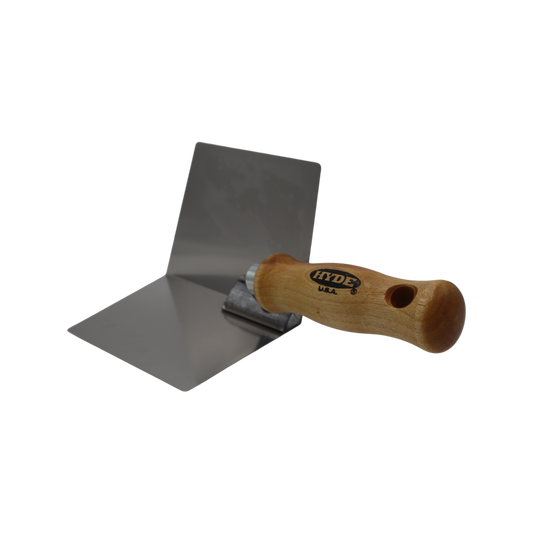 Hyde Plasterboard Inside Corner Tool - 4 Inch Stainless Steel - Durable – view 2 - Auzzistore