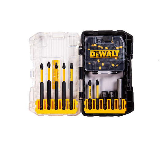 Dewalt 40 Piece Fastener Drive Set - ToughCase Storage - 220mm x 40mm x 230mm - Auzzistore