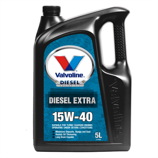 Valvoline Diesel Extra Engine Oil - 5L 15W-40 - High Performance Soot Control