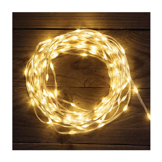 Lytworx Warm White Solar Soft Wire Lights - 49.95m - 8 Lighting Modes – view 2 - Auzzistore