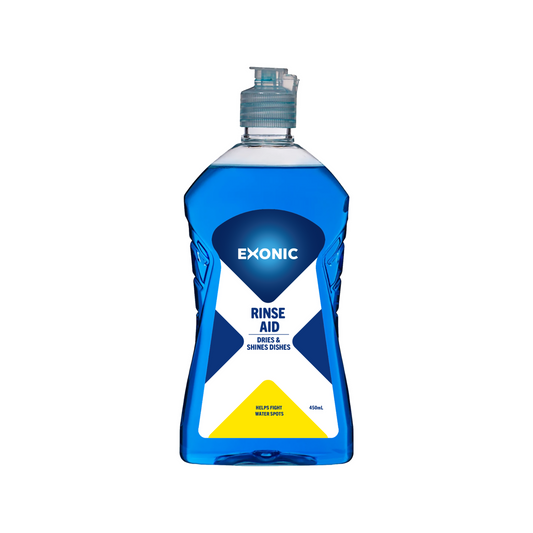 Exonic Rinse Aid - 450ml - Streak-Free Shine - Water Stain Protection