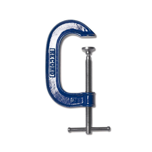Irwin Record G Clamp - 100mm - Ductile Iron - Adjustable Swivel Shoe