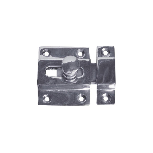 Delf Cabinet Baby Latch - 50 x 45mm - Zinc Alloy - Polished Chrome - Auzzistore
