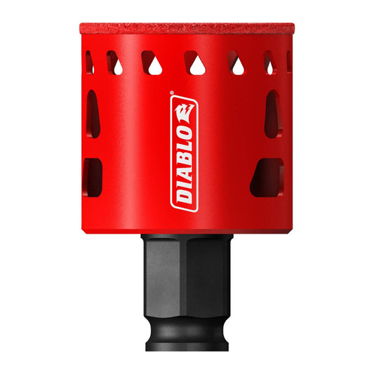 Diablo Diamond Grit Hole Saw 1 3/4" - Efficient Drilling for Tile, Stone, Glass - Auzzistore