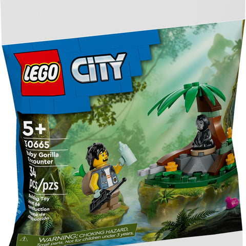 LEGO City 30665 Baby Gorilla Encounter Polybag - Auzzistore