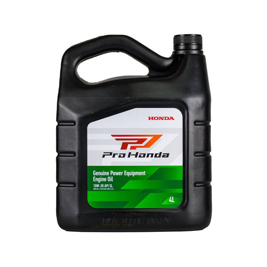 Pro Honda 4L 4 Stroke Engine Oil - 10W-30 API - Protects Against Wear