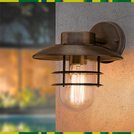 Verve Design Nautical Wall Light - Antique Bronze - 230mm - Weather Resistant – view 2