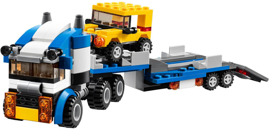 LEGO 31033 Vehicle Transporter: Car Carrier Truck & Trailer 3-in-1 – view 2 - Auzzistore