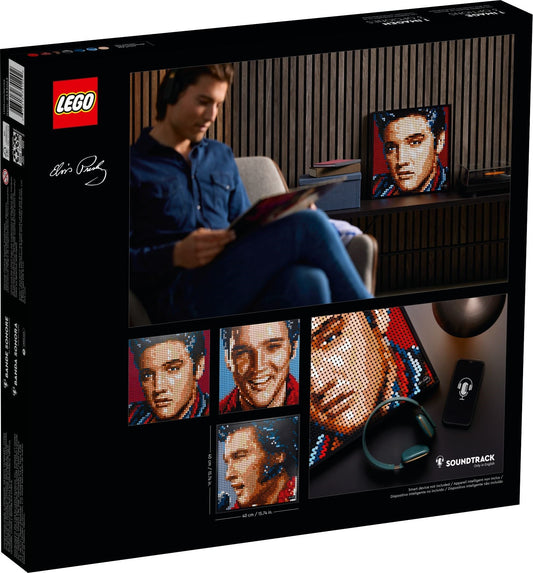 LEGO 31204 Elvis Presley “The King” Portrait - Buildable Wall Art – view 2 - Auzzistore