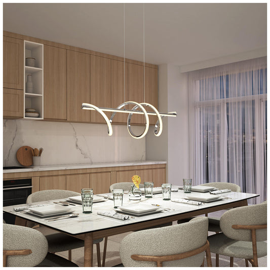 Artika Coda LED Pendant Chrome 5CCT PDT-CDA5C-C6CH - Auzzistore