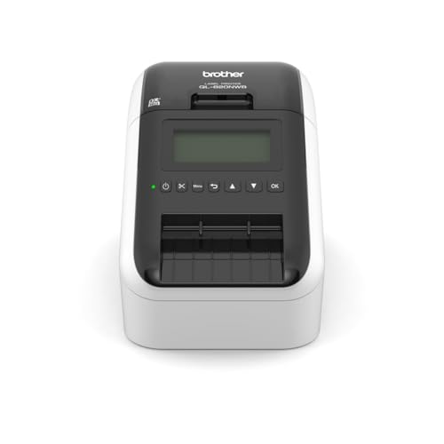 Brother QL-820NWB, Wireless Networkable High Speed Label Printer, up to 62mm, 1 Yr
