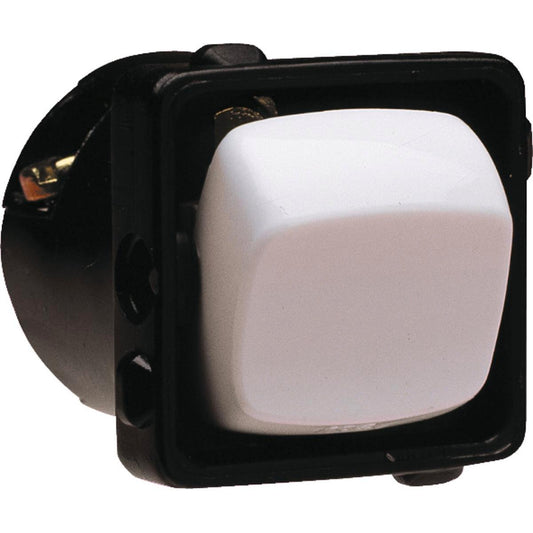 HPM 10A White Switch Mechanism - 1-2 Way - Plastic - Durable Design - Auzzistore