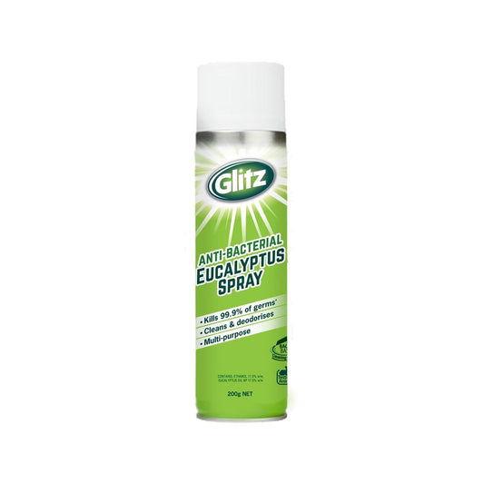 Glitz Eucalyptus Spray 200g Antibacterial Cleaner Ethanol Easy Carry