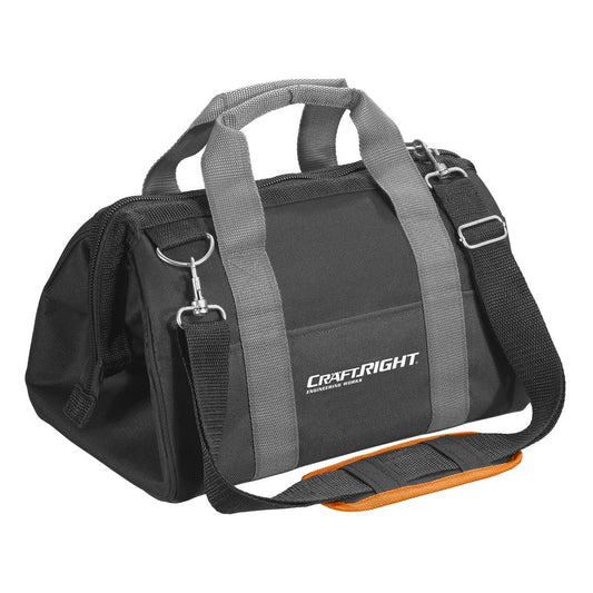 Craftright Tool Bag - 340mm - Black - Lightweight - 6 Pockets - Auzzistore