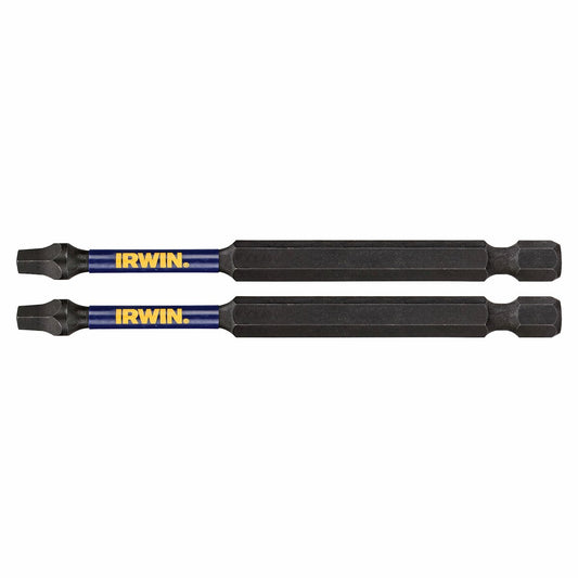 Irwin Impact Bits - 89mm SQ2 - Magnetised - High Strength - 2 Pack – view 2 - Auzzistore