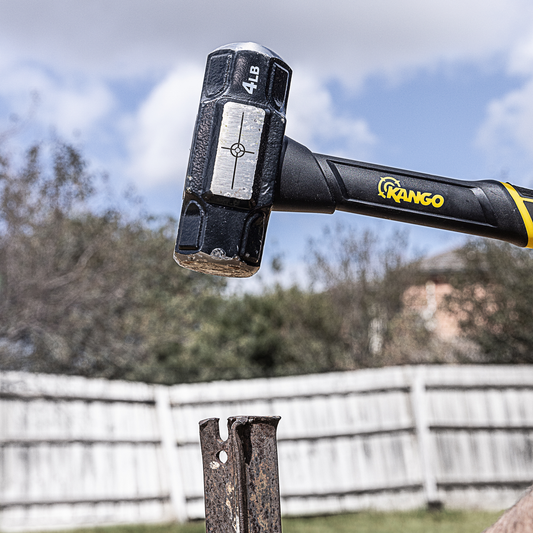 Kango 4lb Cross Strike Sledge Hammer - Heat-Treated Steel - Demolition Tool – view 2 - Auzzistore