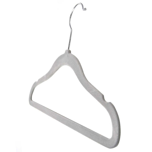 Flocked Ultrathin Non-Slip Kids Clothes Hangers Grey 25 Pack 29 x 20.5cm — image 2