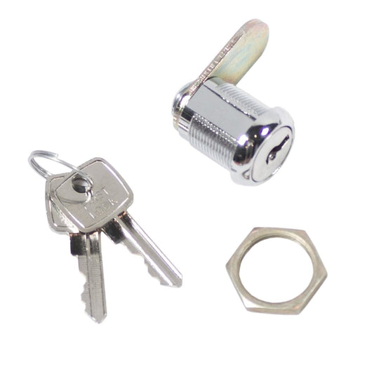 Goliath Straight Tongue Lock Barrel - Chrome Plated Steel Lock - NX19-GP - Auzzistore