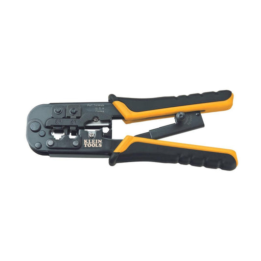 Klein Tools Ratcheting Modular Crimper Stripper - 60mm x 200mm - Steel