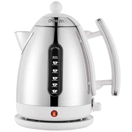 Dualit Lite Jug Kettle 1.5L Gloss White DU72041 Fast Boil & Easy Pour – view 2