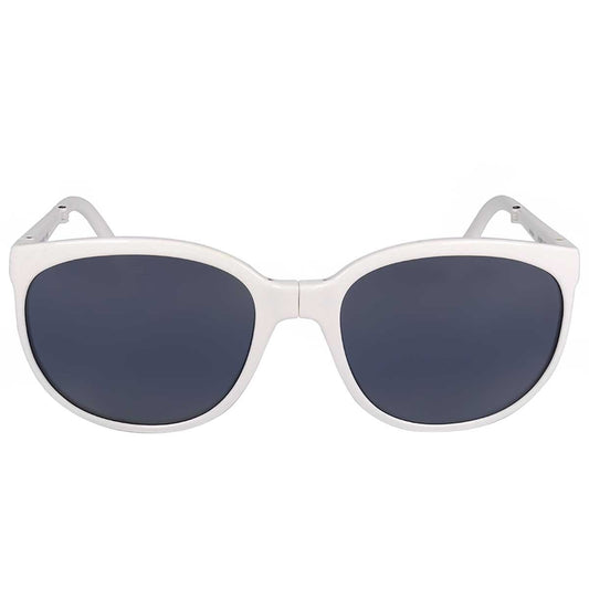 Vuarnet Legend 02 Foldable Men's Polarised Round Sunglasses Blue Lens 55 mm – view 2
