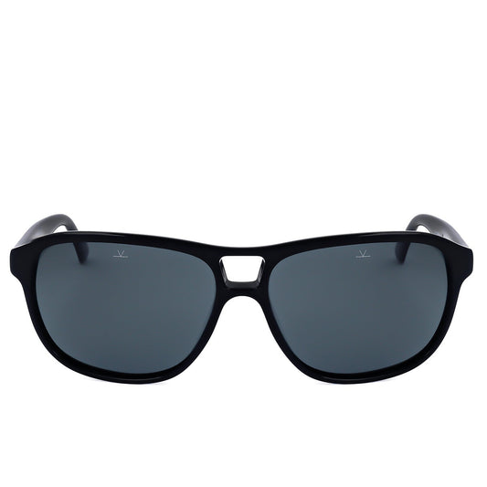 Vuarnet Legend 03 Valley Men's Polarised Grey Lens Square Acetate Sunglasses 58 mm – view 2