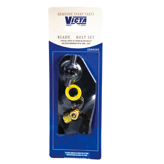 Victa 18" Mower Swing Blade and Bolt Set - Metal - Reliable Performance - Auzzistore