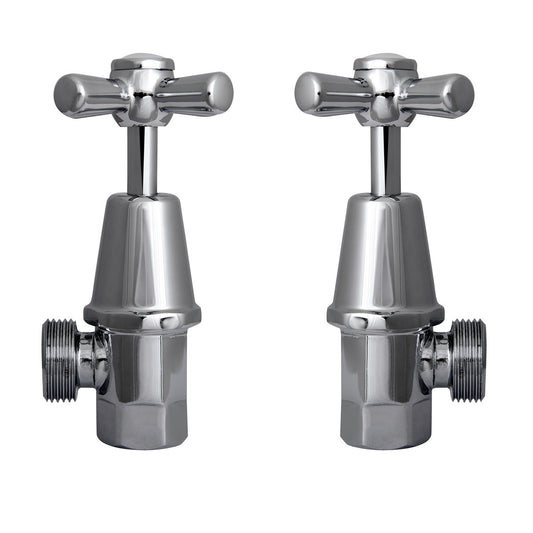 Ezyfix Chrome Classic Washing Machine Taps - 135mm Brass - Easy Install