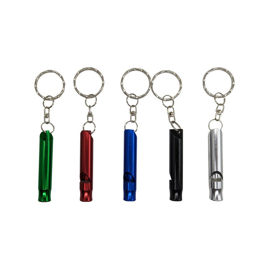 Key Essentials Key Ring Whistle - 57mm - Steel - Assorted Colours – view 2