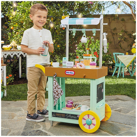 Little Tikes 2-in-1 Cafe Cart Playset, 25 Accessories, Model 3702, Ages 2+ – view 2