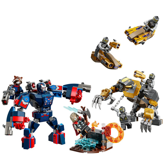 LEGO Marvel Avengers Thor vs. Chitauri 76322, 373 Pieces, Ages 8+ – view 2 - Auzzistore