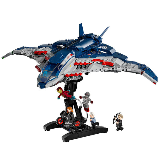 LEGO Marvel Avengers Quinjet 76325, 1,131 Pieces, Includes Minifigures, Ages 12+ – view 2 - Auzzistore