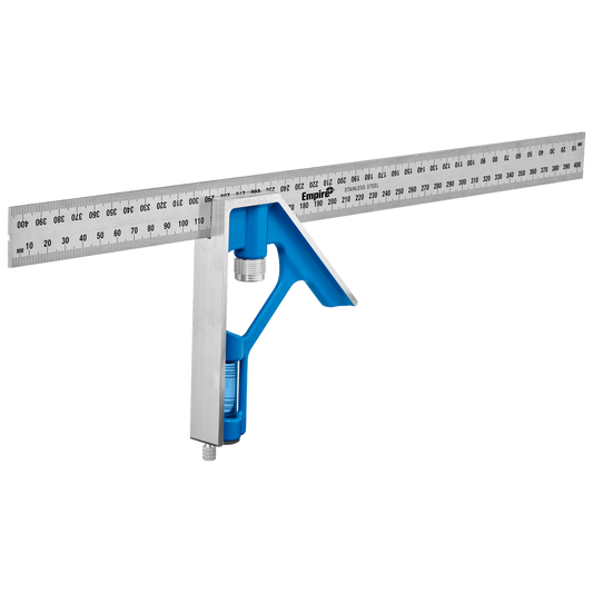 Empire 400mm Combination Square - Stainless Steel - Accurate Measurements - Auzzistore