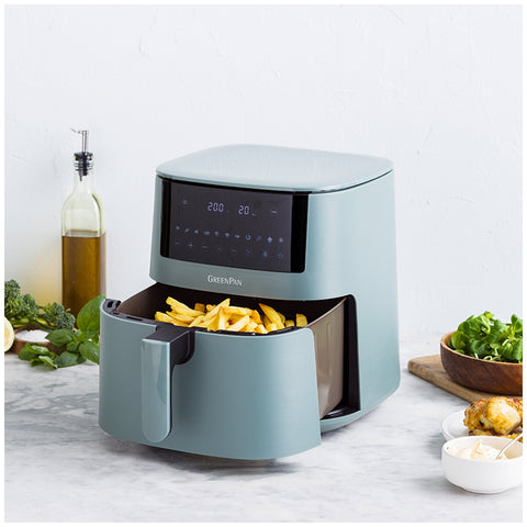 GreenPan Bistro 7.2L Airfryer CC009006-001 Smokey Sky Blue - Auzzistore