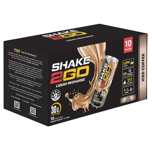 Shake 2 Go Protein Shake Coffee 10 x 350ml - Auzzistore