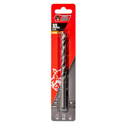 Full Boar 10mm TCT Masonry Drill Bit - Tungsten Carbide - Durable - Auzzistore
