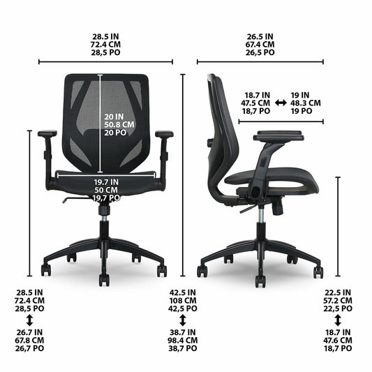 TrueWellness All Mesh Chair - Auzzistore