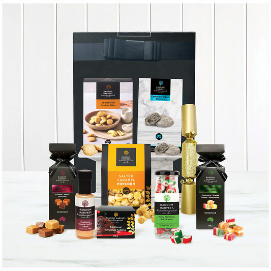 Random Harvest Christmas Delights Hamper 1 kg - Australian Made Gourmet Treats