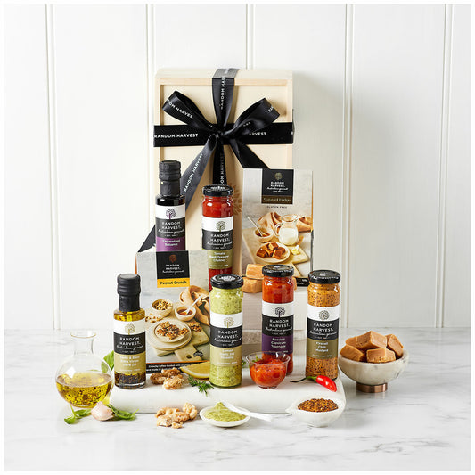 Random Harvest Gourmet Essentials Crate - Artisan Food Gift Hamper 1 kg