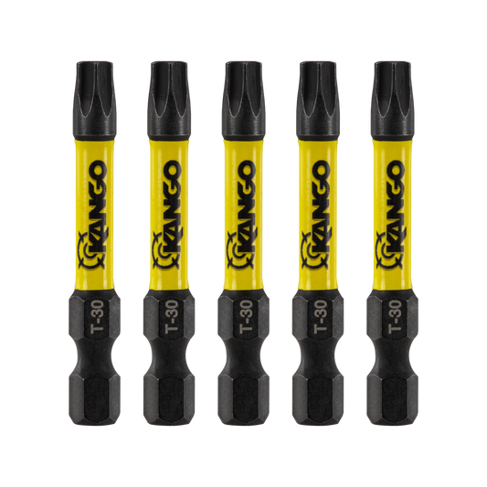 Kango Impact Driver Bit - TX30 - 50mm - 5 Pack - High Torque - Magnetic Tip – view 2 - Auzzistore