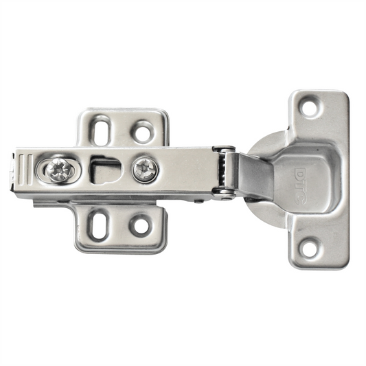Kaboodle Standard Door Hinge - 26mm x 62mm - Nickel Plated - Self Closing - 1 Pair