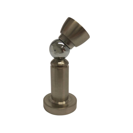 Adoored Satin Chrome Sphere Magnetic Door Stop 42mm Steel Shock Absorbent - Auzzistore