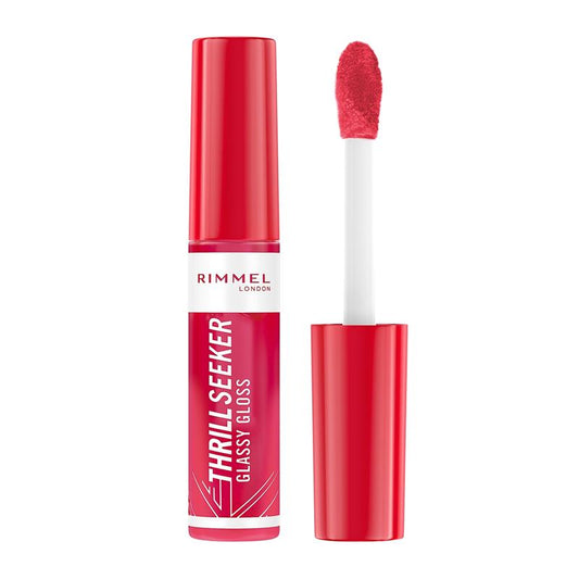 Rimmel Thrill Seeker Glassy Gloss 350 Pink To The Berry - High-Shine Lip Gloss