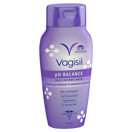 Vagisil pH Balanced Intimate Wash 240ml - Hypoallergenic, LactoPrebiotic™ – view 2
