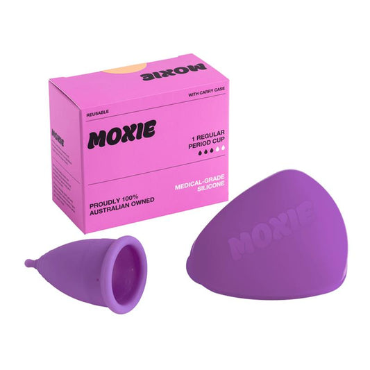 Moxie Regular Menstrual Cup with Purse-worthy Pod - Eco-Friendly & Comfortable - Auzzi Store