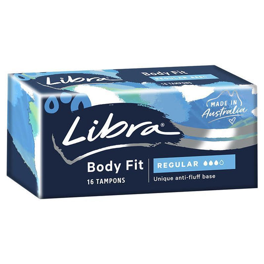 Libra Body Fit Regular Tampons, 16 Pack – Medium Flow & 360° Leak Protection – view 2