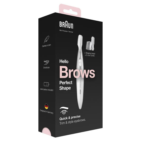 Braun FG1106 Mini Precision Eyebrow Trimmer with 5mm Comb, Portable – view 2