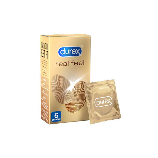 Durex RealFeel Polyisoprene Condoms - 6 Pack, Non-Latex, Natural Feel – view 2